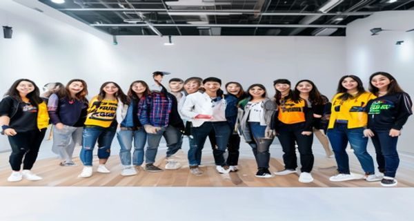 撸撸社创作者扶持计划发布会现场，团队成员向创作者介绍新一轮流量激励政策